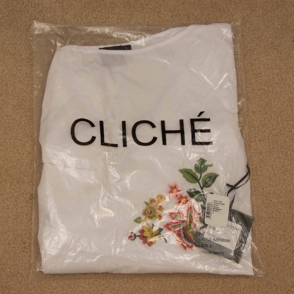 Cliché One-Shoulder Eyelet Top - Picture 8 of 8